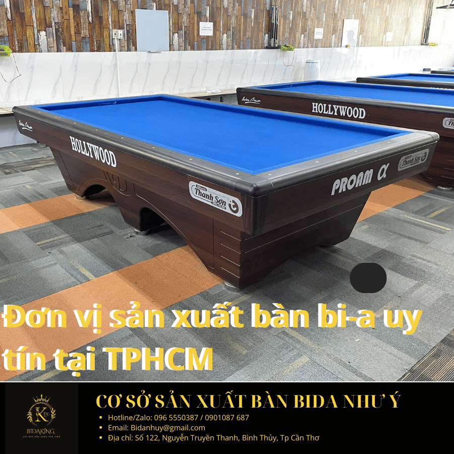 Đơn vị sản xuất bàn bi-a uy tín tại TPHCM n vị sản xuất bàn bi-a uy tín tại TPHCM